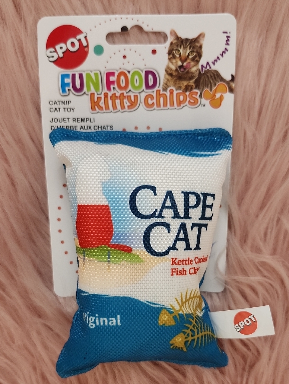 Brand New SPOT FUN FOOD KITTY CHIPS CATNIP CAT TOY